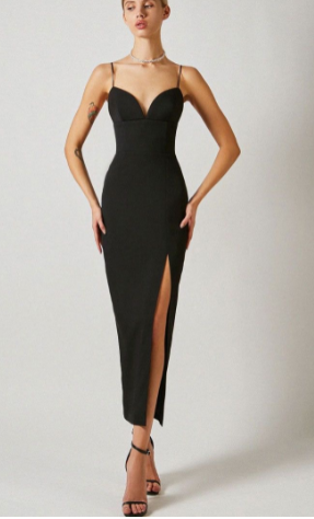 Mermaid Front Slit Dress