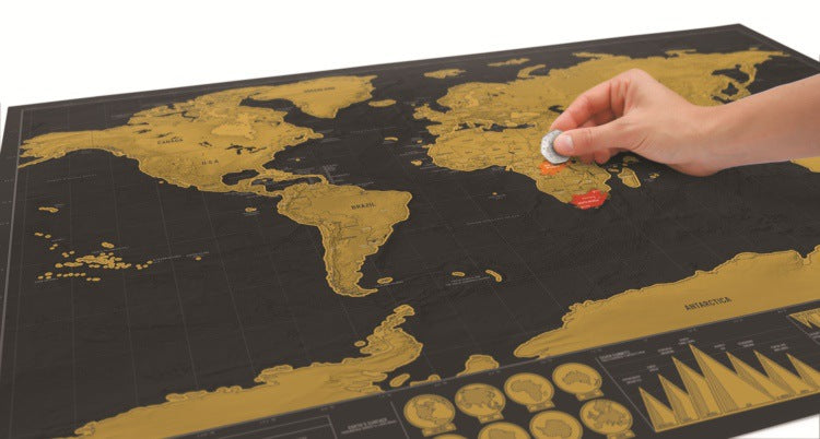 Scratch Off World Map