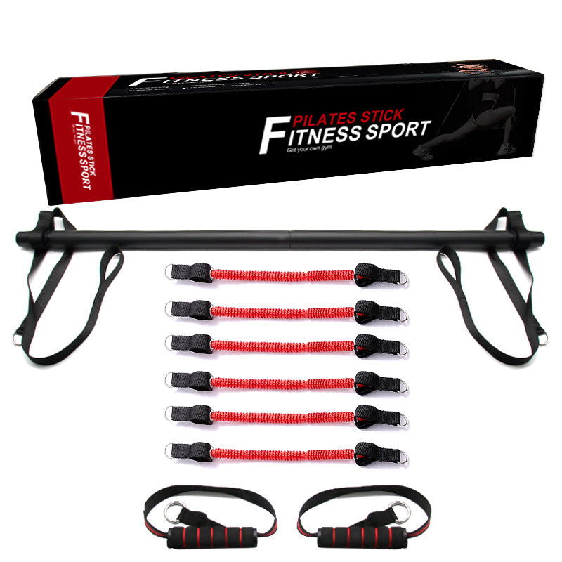 Portable Pilates Bar Kit with Resistance Bands: Perfect Home Gym Workout - Jack of All Trends