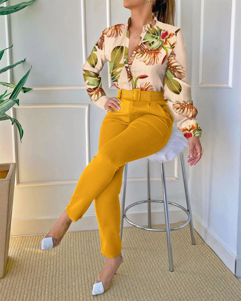 Elegant Office Wear Two Piece Sets - Jack of All Trends