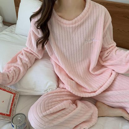 Winter Soft Velvet Pajamas Set - Jack of All Trends