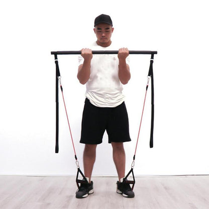 Portable Pilates Bar Kit with Resistance Bands: Perfect Home Gym Workout - Jack of All Trends