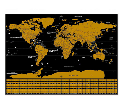 Scratch Off World Map