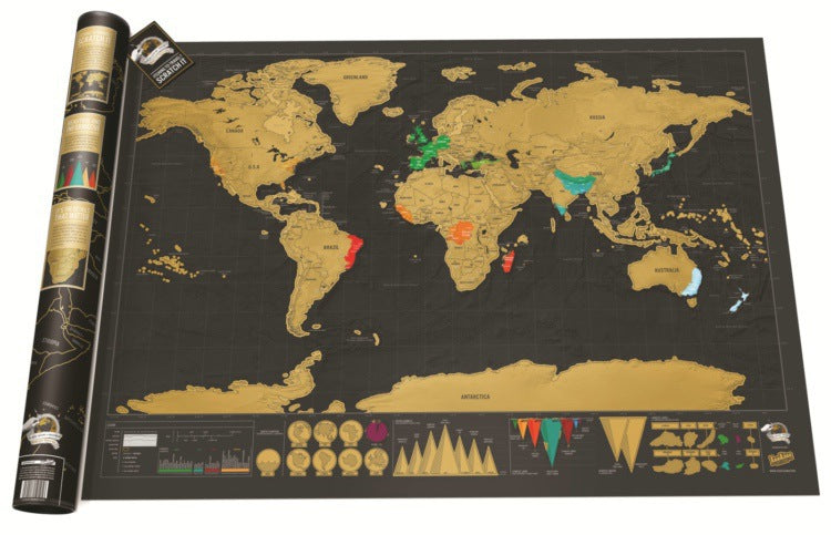 Scratch Off World Map