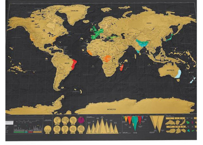 Scratch Off World Map