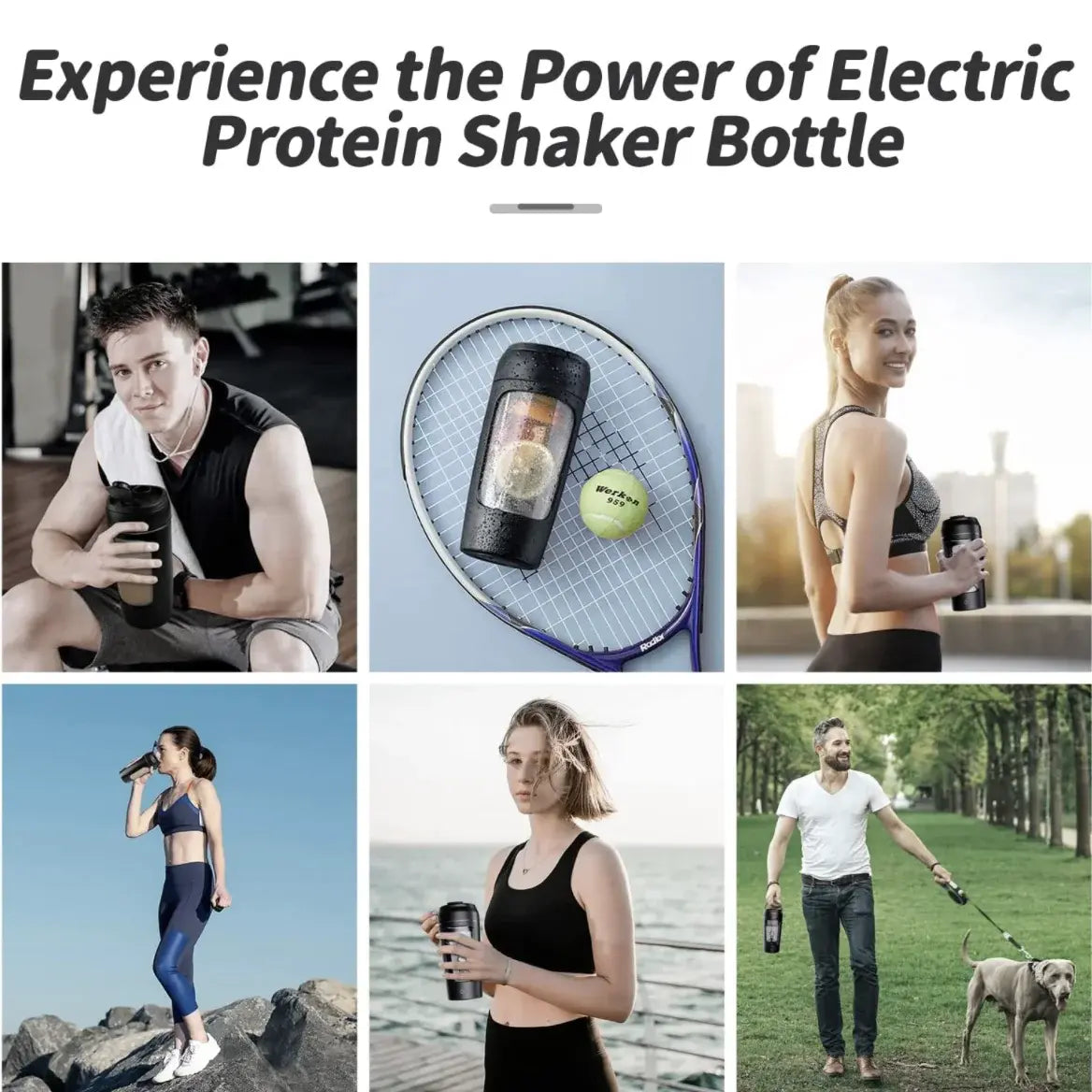 Electric Portable Shaker Bottle