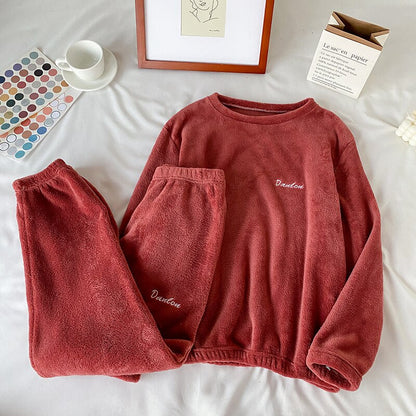 Winter Soft Velvet Pajamas Set - Jack of All Trends