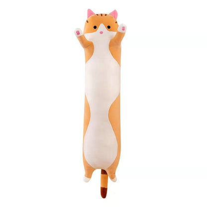 New Arrive 50cm Cute Soft Long Cat Boyfriend Plush Toys Stuffed Pause Office Nap Sleep Pillow Cushion Gift Doll for Kids Girls - Jack of All Trends