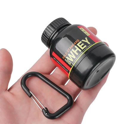 Mini Protein Powder Bottle Keychain