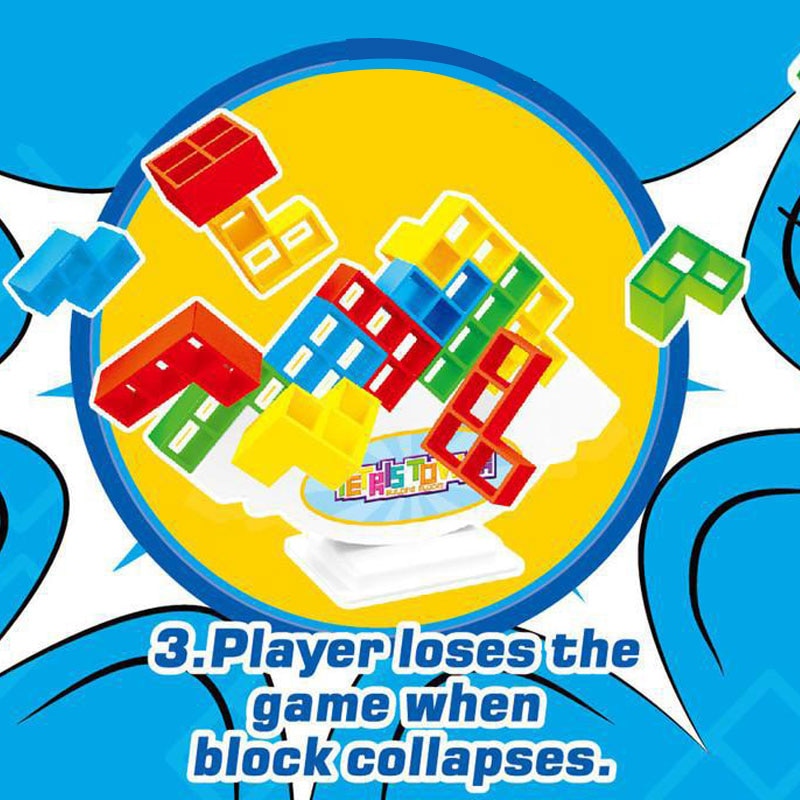 TetraStack: 3D Tower Stacking Game for Kids - Balancing Puzzle Brick Toy - Jack of All Trends