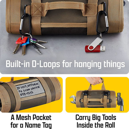 Tools Roll Organizer Bag