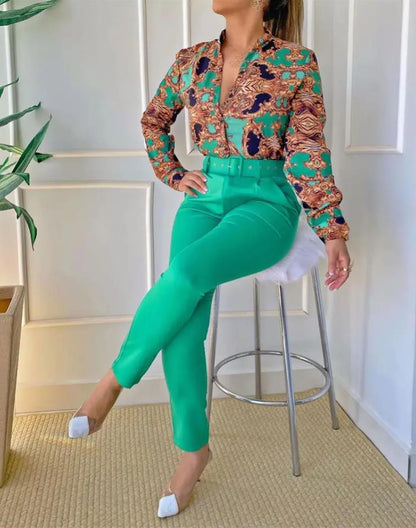 Elegant Office Wear Two Piece Sets - Jack of All Trends