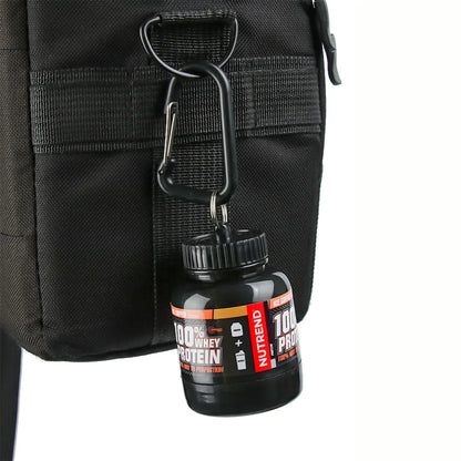 Mini Protein Powder Bottle Keychain