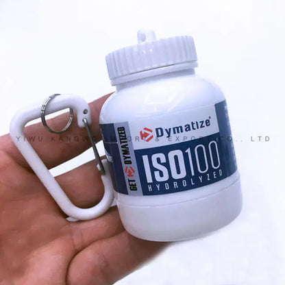 Mini Protein Powder Bottle Keychain