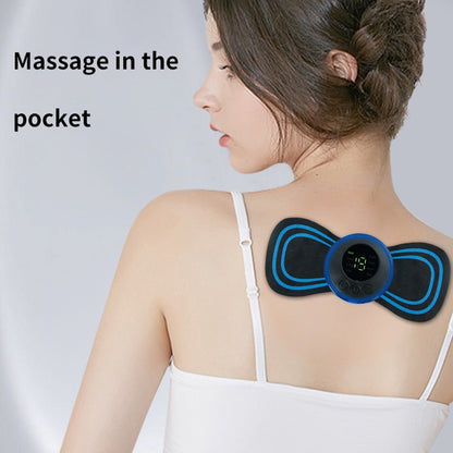 Electric neck massager EMS cervical vertebra massage patch for muscle pain relief and shoulder relaxation portable neck massage - Jack of All Trends