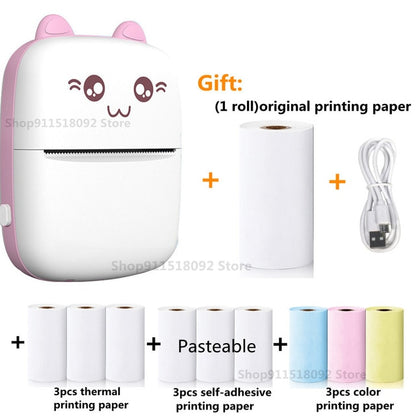 Cat Shape Mini Printer - Jack of All Trends