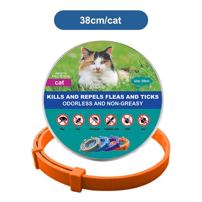 Pet Cat Dog Flea and Tick Remover Collar Anti-parasitic Necklace Adjustable Anti Flea Dog Collar for Puppy Cat Big Dog Products - Jack of All Trends