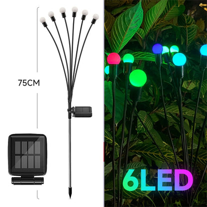 Solar Outdoor Light LED firefly lamp Garden Decoration Waterproof Garden Home Lawn Fireworks Light floor New Year Christmas - Jack of All Trends