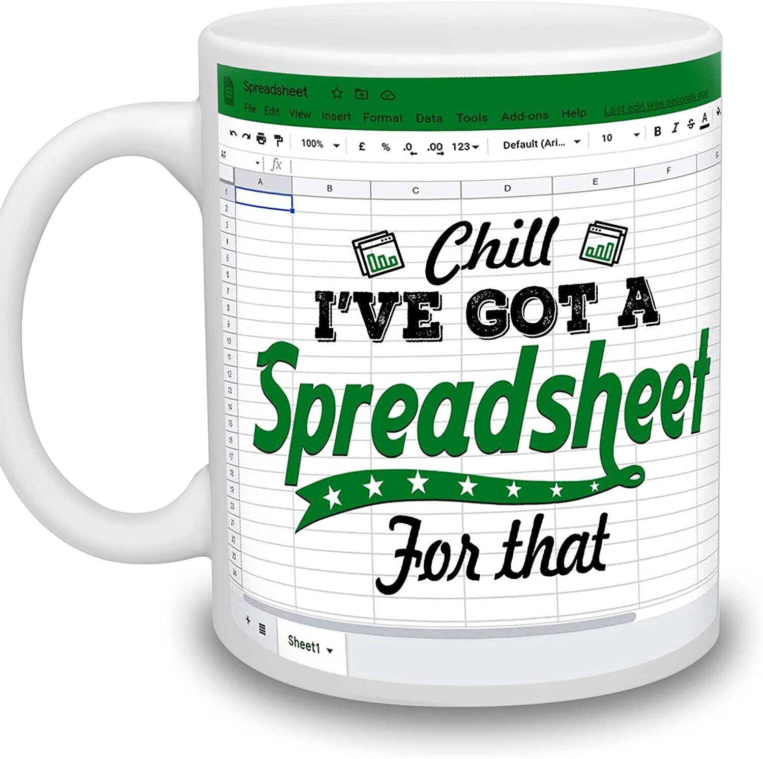 Freak in the Sheets Coffe Mug Spreadsheet Excel Mug Xmas Gift for Boss CPA Friend Coworkers Accountant Coffe Mug for Office Work - Jack of All Trends