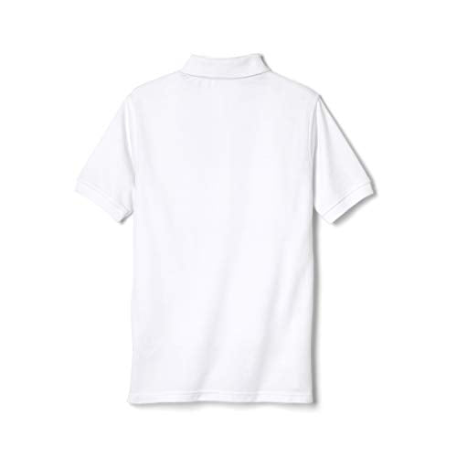 French Toast Boys' Short Sleeve Pique Polo Shirt in White - Jack of All Trends