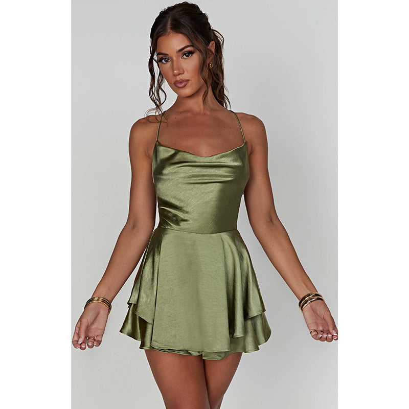 Bizzaro Silk Playsuit - Jack of All Trends