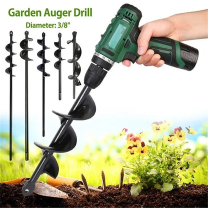 8 Sizes Garden Auger Drill Bit Tool Spiral Hole Digger Ground Drill Earth Drill for Seed Planting Flower Planter - Jack of All Trends