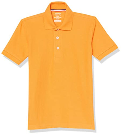 French Toast Boys' Short Sleeve Pique Polo Shirt in White - Jack of All Trends