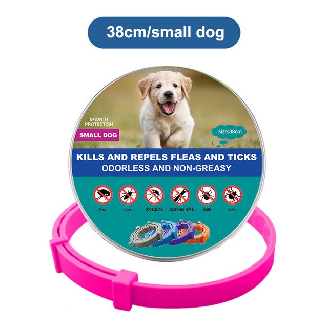 Pet Cat Dog Flea and Tick Remover Collar Anti-parasitic Necklace Adjustable Anti Flea Dog Collar for Puppy Cat Big Dog Products - Jack of All Trends