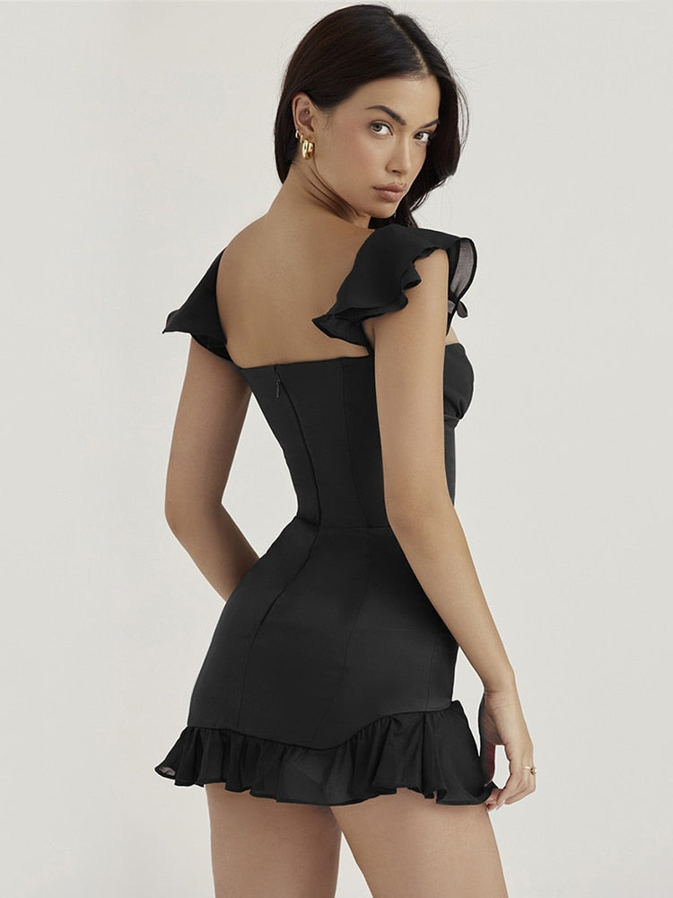 Sexy Off Shoulder Strapless Mini Dress - Jack of All Trends