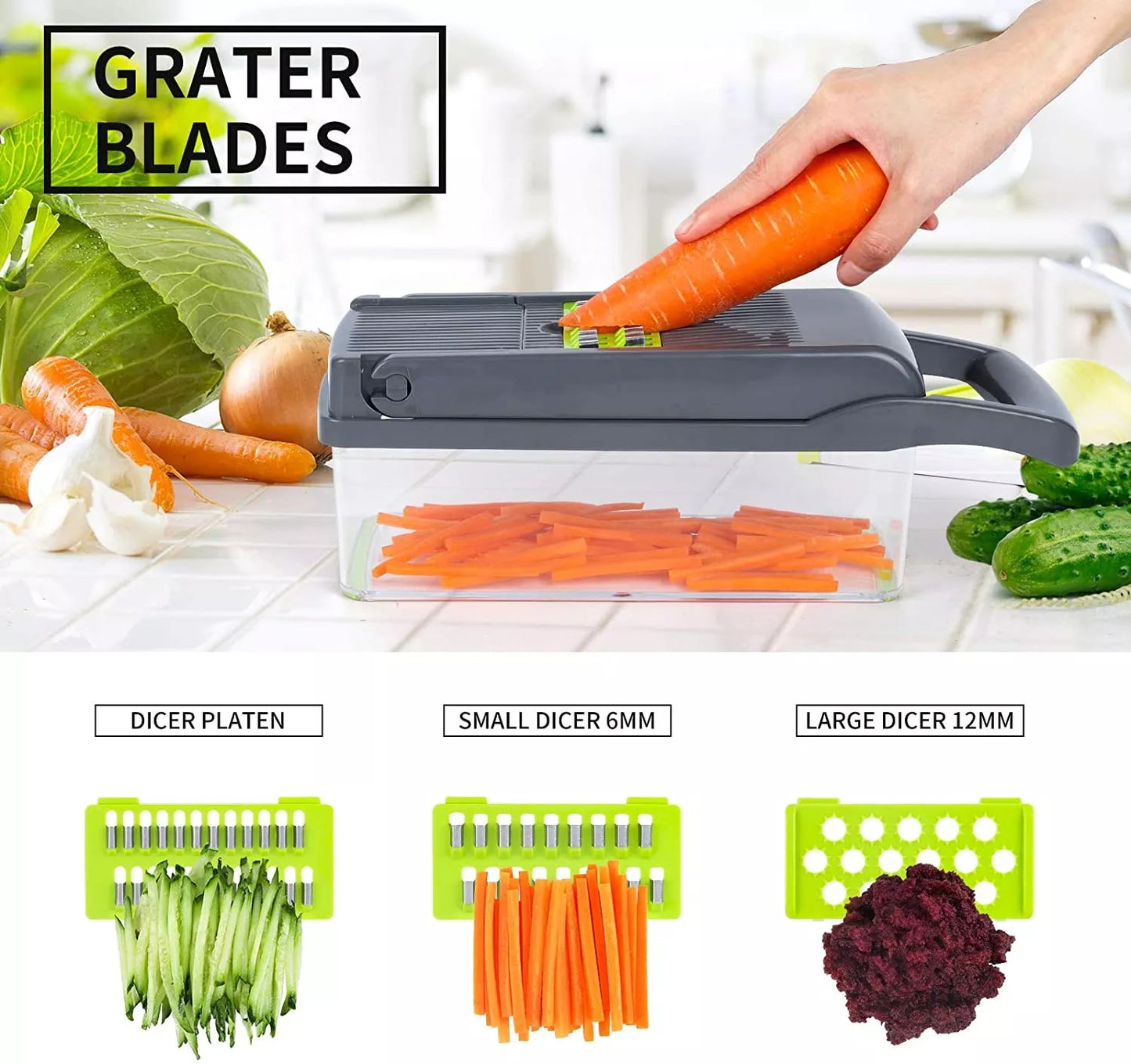 14 In 1 Multifunctional Vegetable Chopper - Jack of All Trends