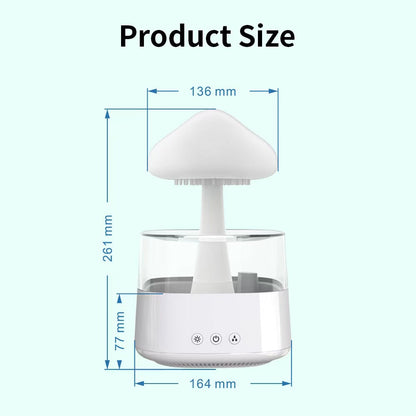 Rain Cloud Humidifier Electric Fragrance Air Fresh Humidification  Small Luminous 3D With 7-color USB Aroma Diffuser - Jack of All Trends