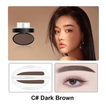 Eyebrow Powder Stamp Tint Stencil Kit Cosmetics Professional Makeup Waterproof Eye Brow Stamp Lift Eyebrow Enhancers Stencil Kit - Jack of All Trends