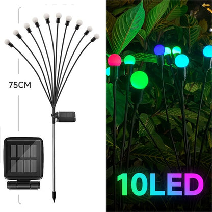 Solar Outdoor Light LED firefly lamp Garden Decoration Waterproof Garden Home Lawn Fireworks Light floor New Year Christmas - Jack of All Trends