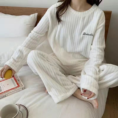 Winter Soft Velvet Pajamas Set - Jack of All Trends