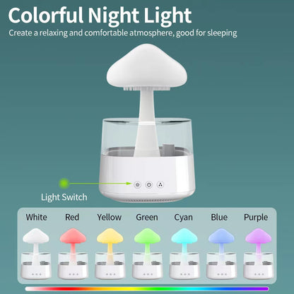 Rain Cloud Humidifier Electric Fragrance Air Fresh Humidification  Small Luminous 3D With 7-color USB Aroma Diffuser - Jack of All Trends