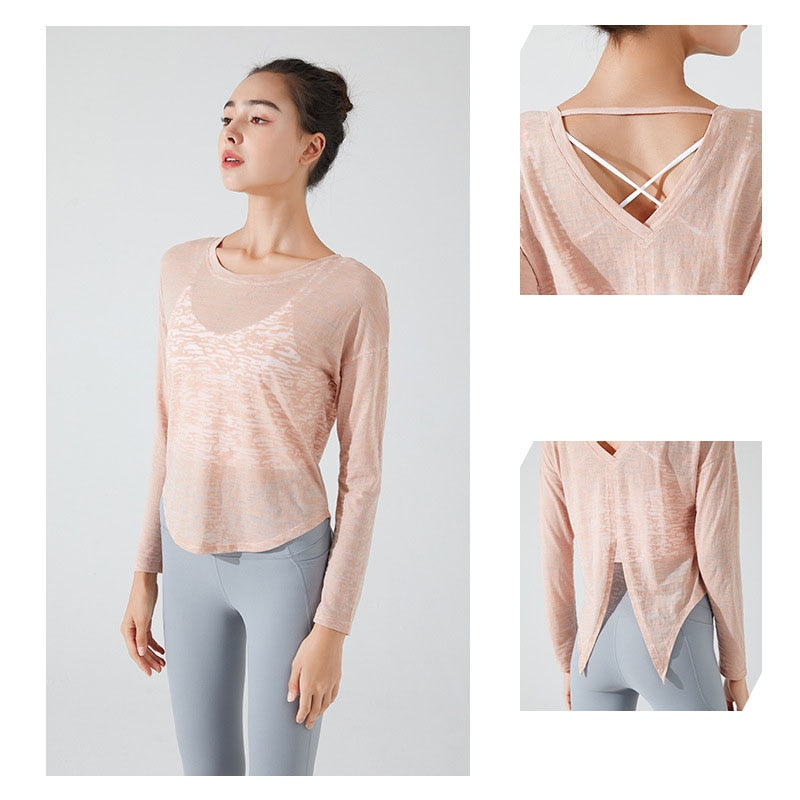 Fitness Loose Sportswear Blouse - Jack of All Trends