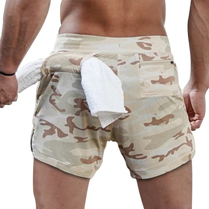 2022 Camo Running Shorts Men 2 In 1 Double-deck Quick Dry GYM Sport Shorts Fitness Jogging Workout Shorts Men Sports Short Pants - Jack of All Trends