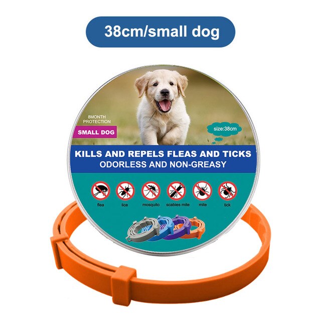 Pet Cat Dog Flea and Tick Remover Collar Anti-parasitic Necklace Adjustable Anti Flea Dog Collar for Puppy Cat Big Dog Products - Jack of All Trends