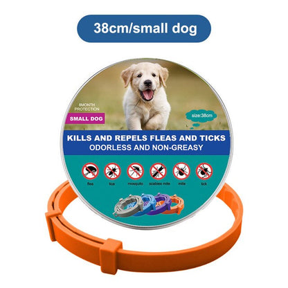 Pet Cat Dog Flea and Tick Remover Collar Anti-parasitic Necklace Adjustable Anti Flea Dog Collar for Puppy Cat Big Dog Products - Jack of All Trends