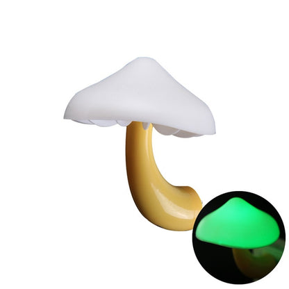 LED Night Lights Mushroom Shape Automatic Sensor Toilet Bedroom Decor Wall Lamps Light-control Sensor Bedroom Light - Jack of All Trends