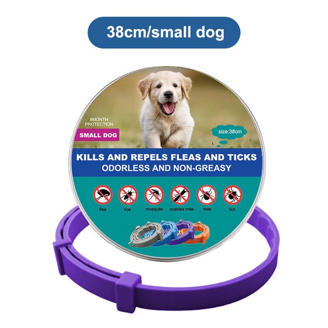 Pet Cat Dog Flea and Tick Remover Collar Anti-parasitic Necklace Adjustable Anti Flea Dog Collar for Puppy Cat Big Dog Products - Jack of All Trends