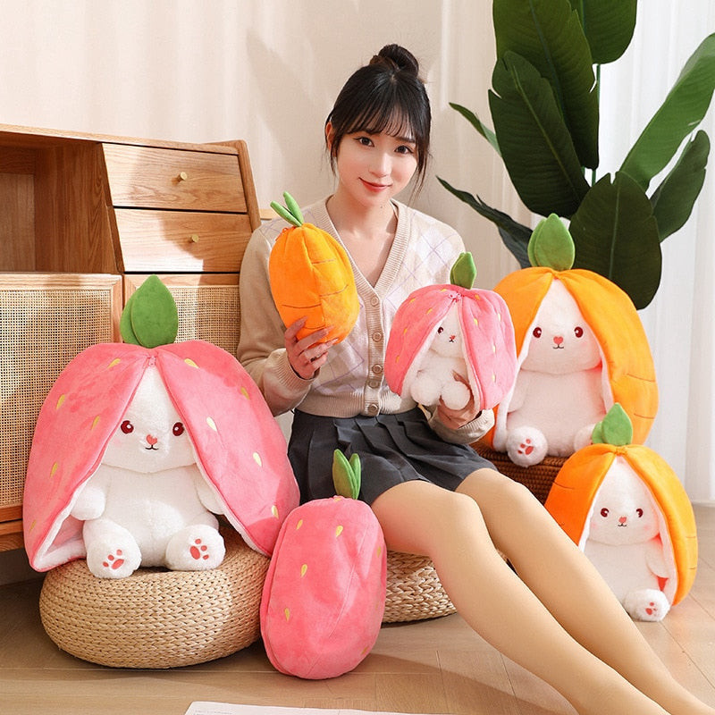 Kawaii Fruit Bunny Plush Doll - Jack of All Trends