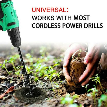 8 Sizes Garden Auger Drill Bit Tool Spiral Hole Digger Ground Drill Earth Drill for Seed Planting Flower Planter - Jack of All Trends