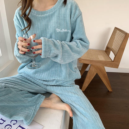 Winter Soft Velvet Pajamas Set - Jack of All Trends