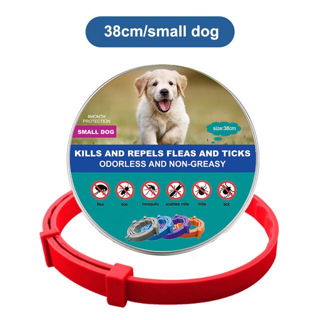 Pet Cat Dog Flea and Tick Remover Collar Anti-parasitic Necklace Adjustable Anti Flea Dog Collar for Puppy Cat Big Dog Products - Jack of All Trends