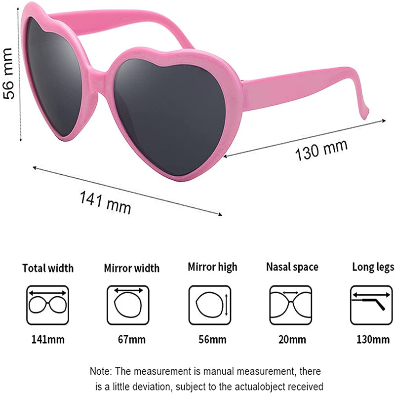 Heart Shaped Effects Glasses - Jack of All Trends