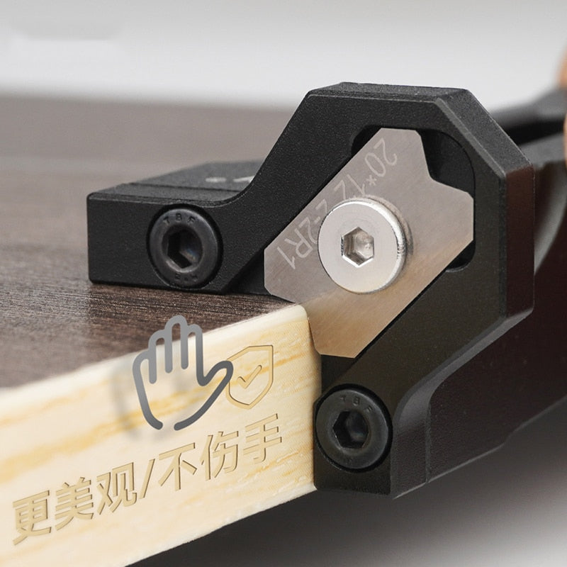 Woodworking Blade Edge Corner Planer Edge Banding Arc Trimming Manual Planer Wood Chamfering Fillet Scraper Board Deburring Tool - Jack of All Trends