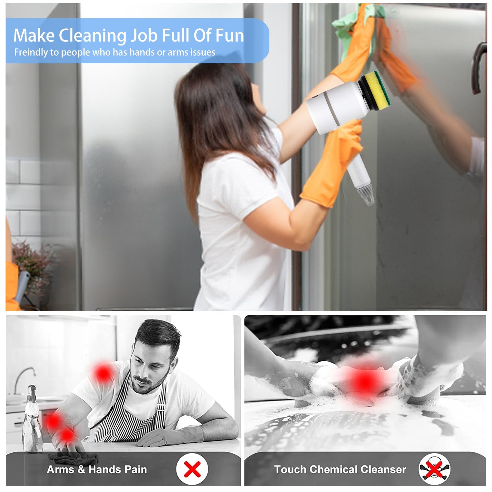 Wireless Electric Cleaning Brush - Jack of All Trends