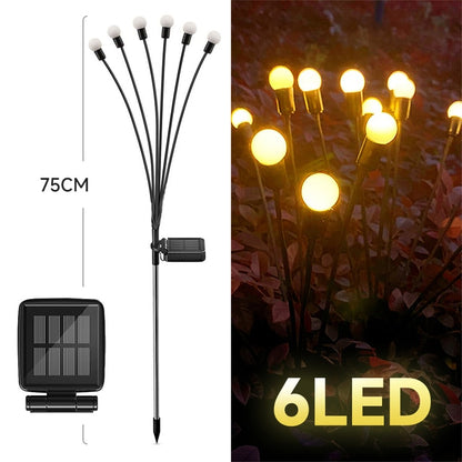 Solar Outdoor Light LED firefly lamp Garden Decoration Waterproof Garden Home Lawn Fireworks Light floor New Year Christmas - Jack of All Trends