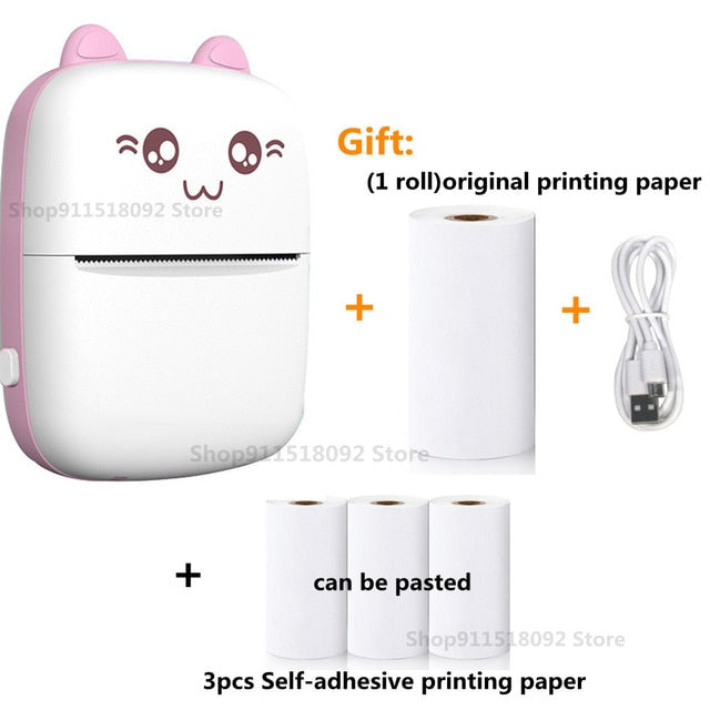 Cat Shape Mini Printer - Jack of All Trends